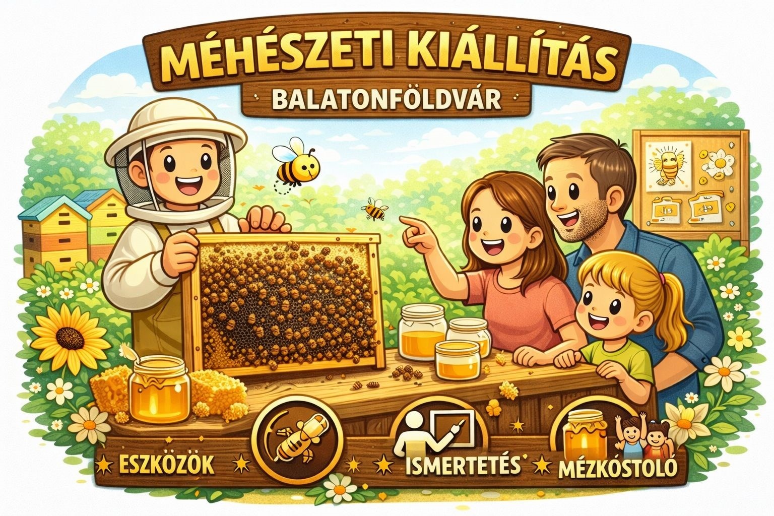 ZÜMMÖGŐ INTERAKTÍV MÉZ ÉS MÉHÉSZETI KIÁLLÍTÁS