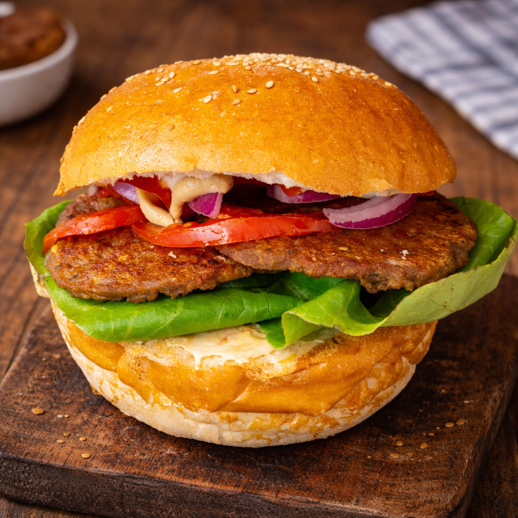 Dupla húsos hamburger