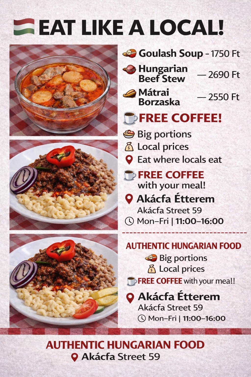 Akácfa étkezde Étterem