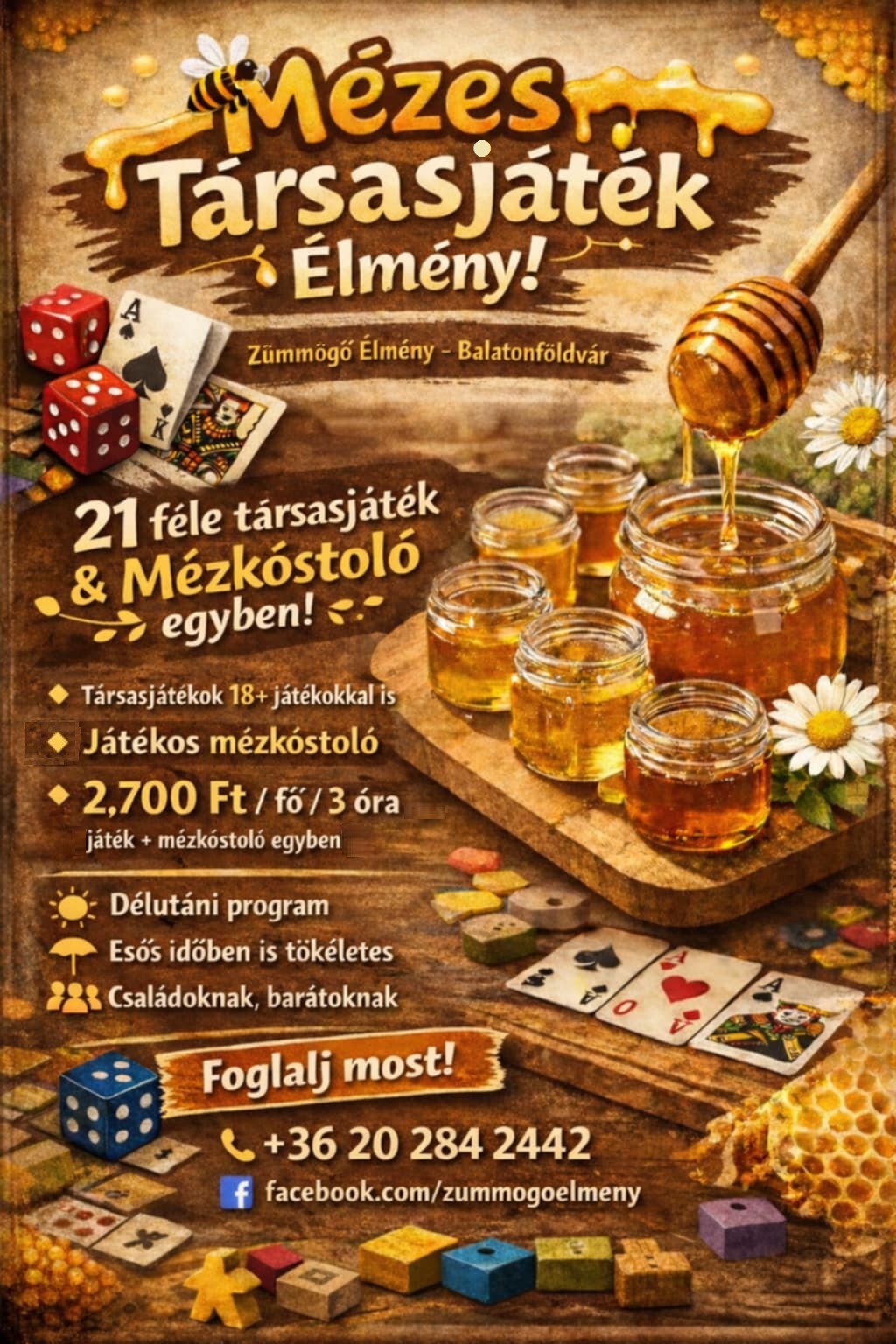 Mézes Társasjáték Élmény
