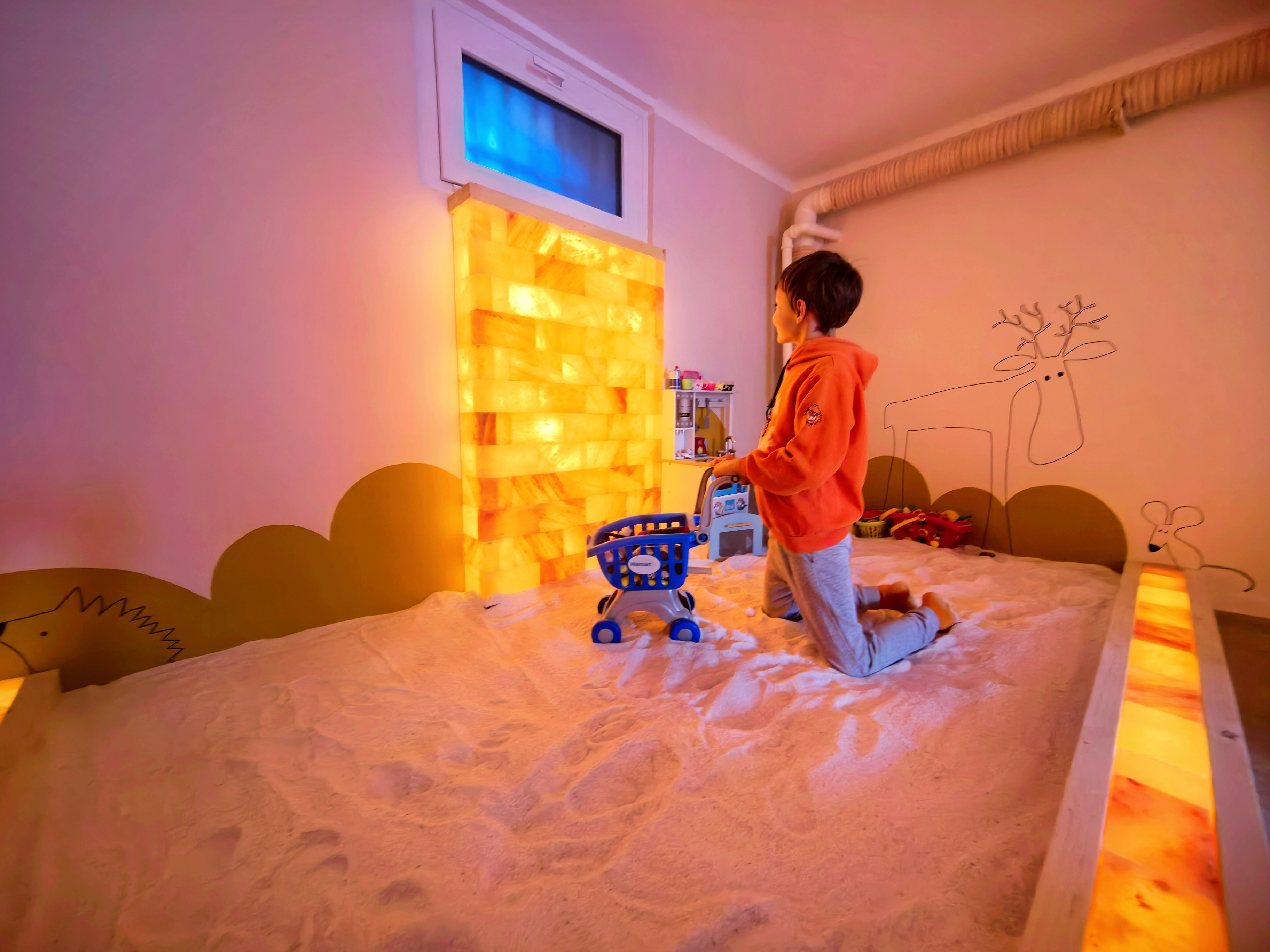 Sóhomokozó parajdi sóval