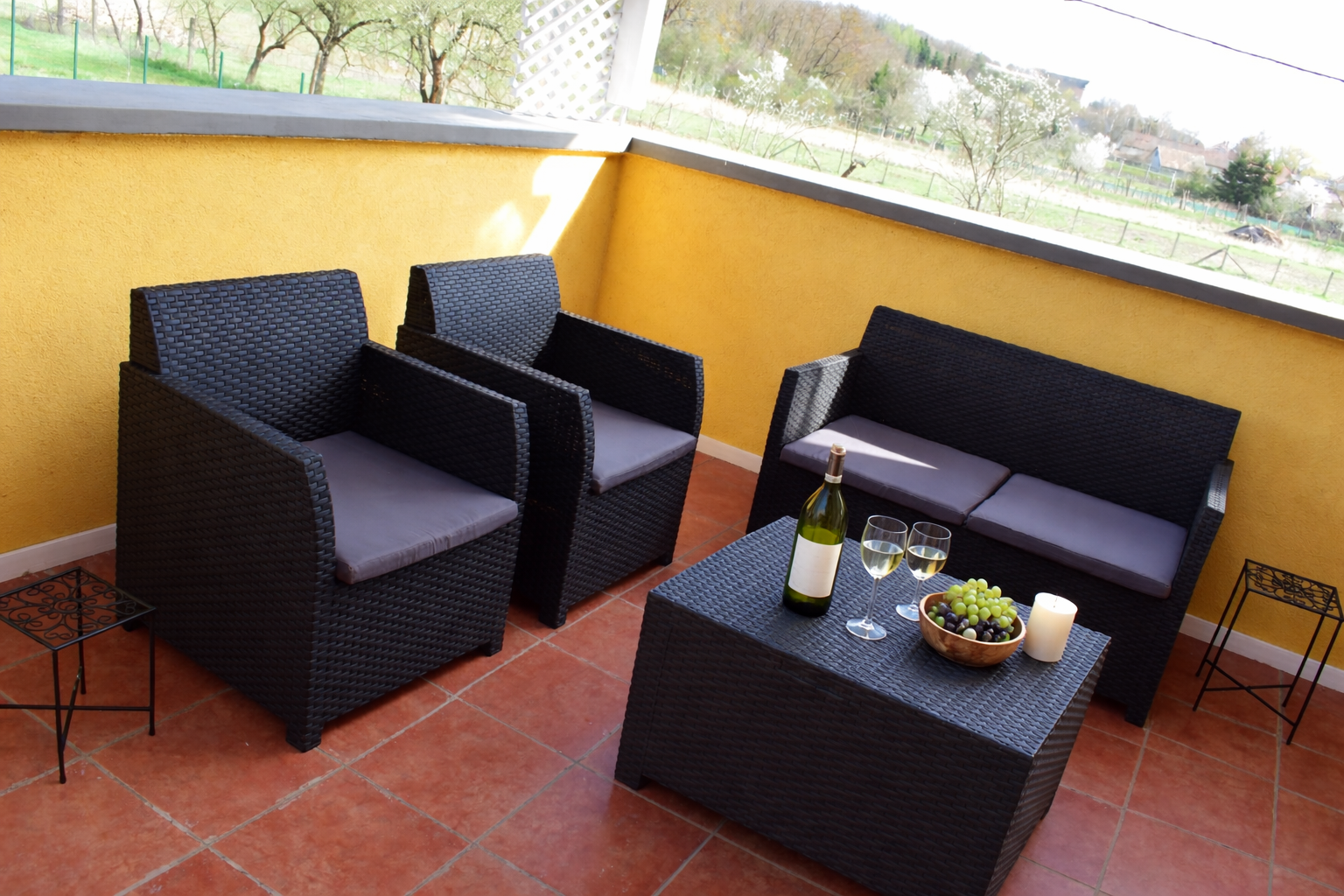 Sódomb vendégház Fagyöngy apartman terasz