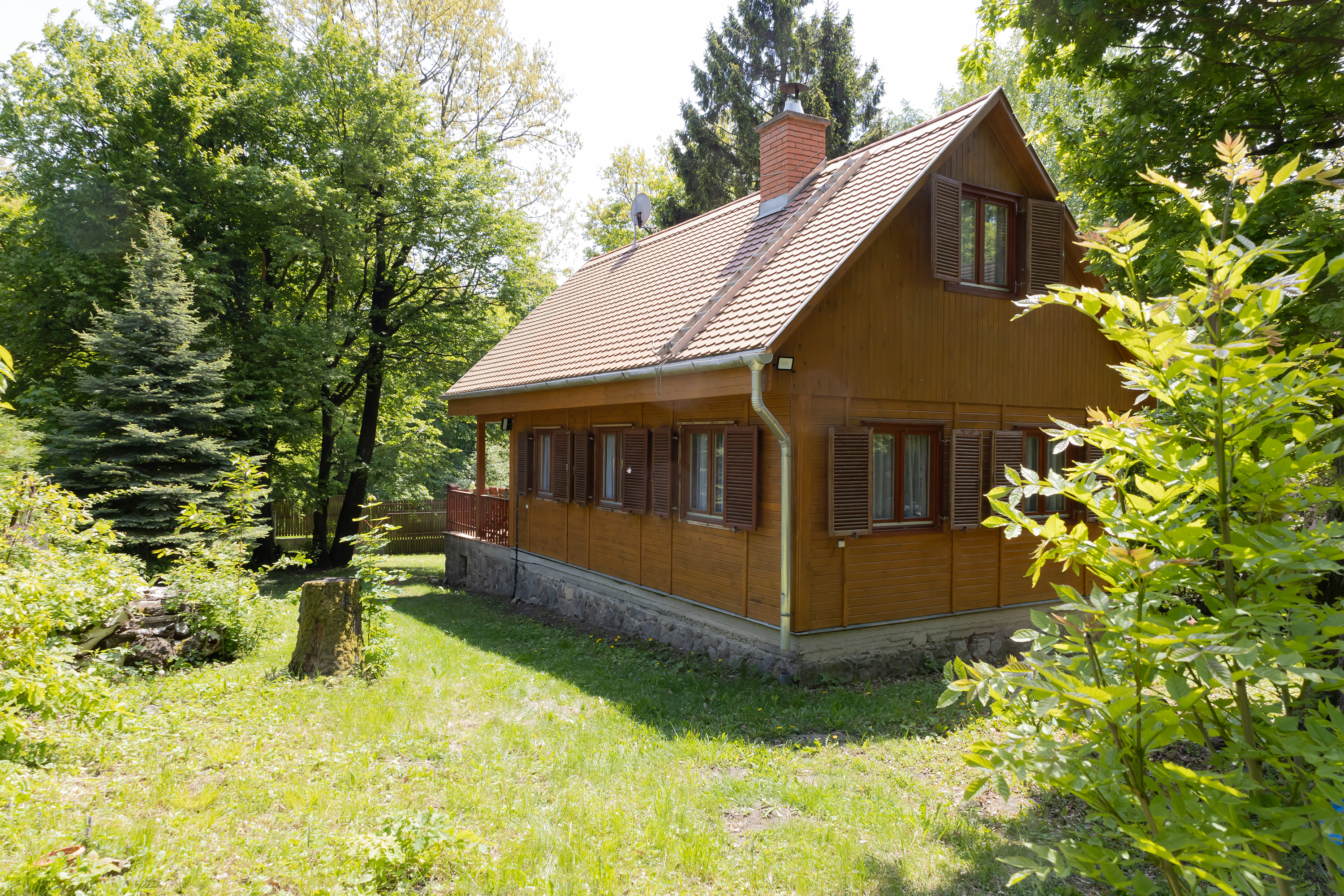 A Vendégház hátulról