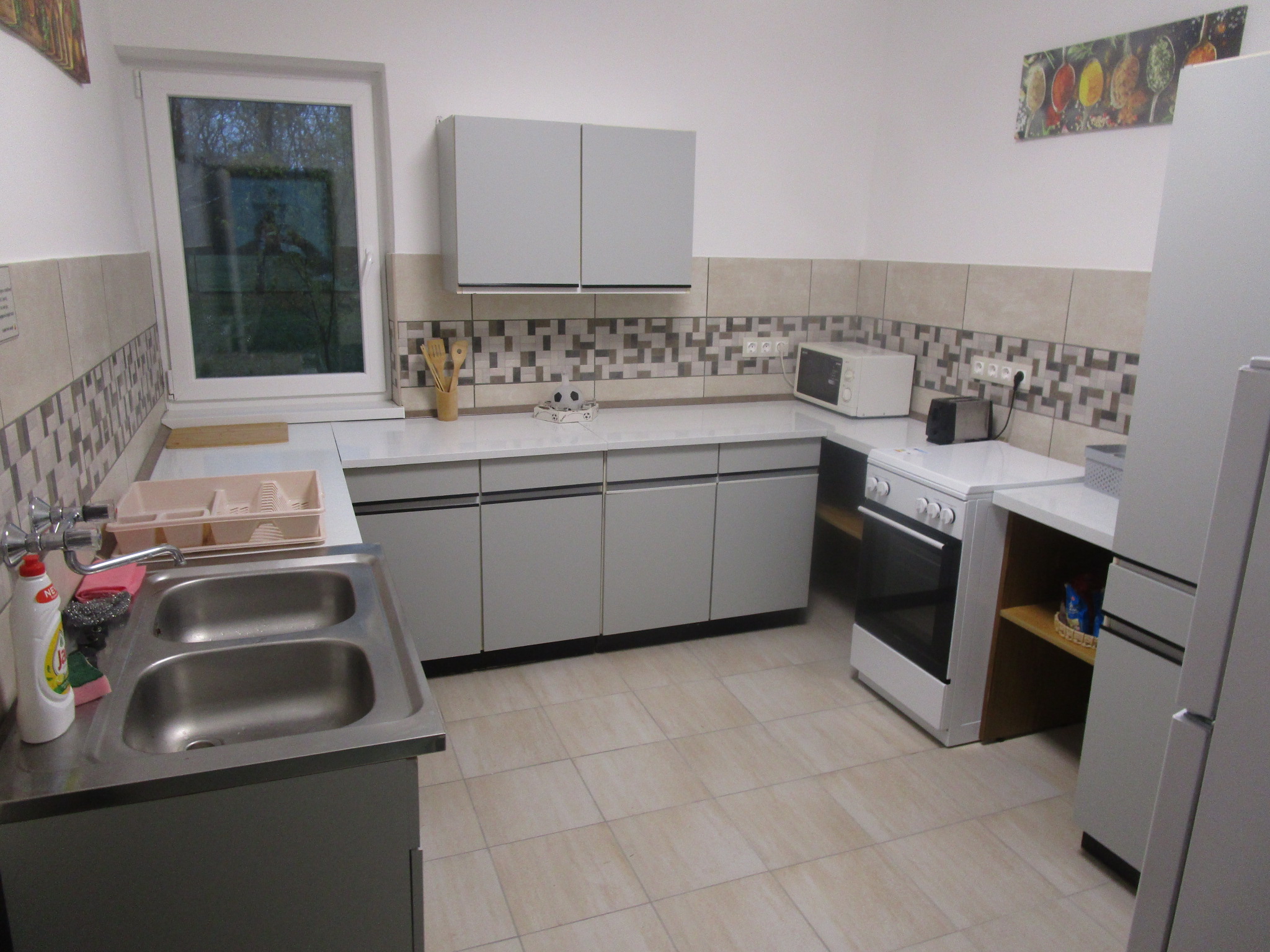 jól felszerelt konyha